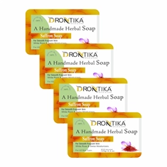 Saffron Soap Deeply Moisturizing & Skin Brightening (Pack of 4)
